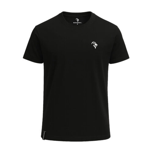 BLACKGOAT 100% Baumwoll-T-Shirt Schwarz