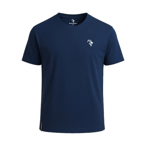 BLACKGOAT 100% Baumwoll-T-Shirt Marineblau